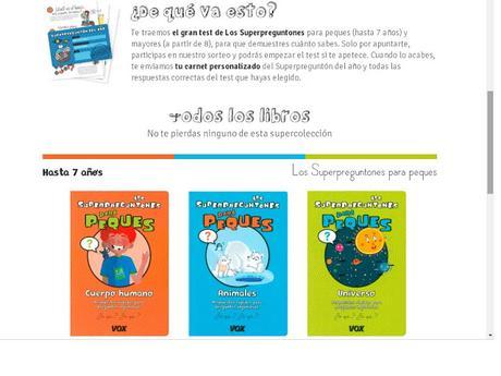 Los superpreguntones para peques Vox, Larousse,