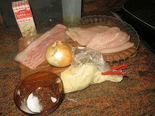 POLLO A LA CARBONARA