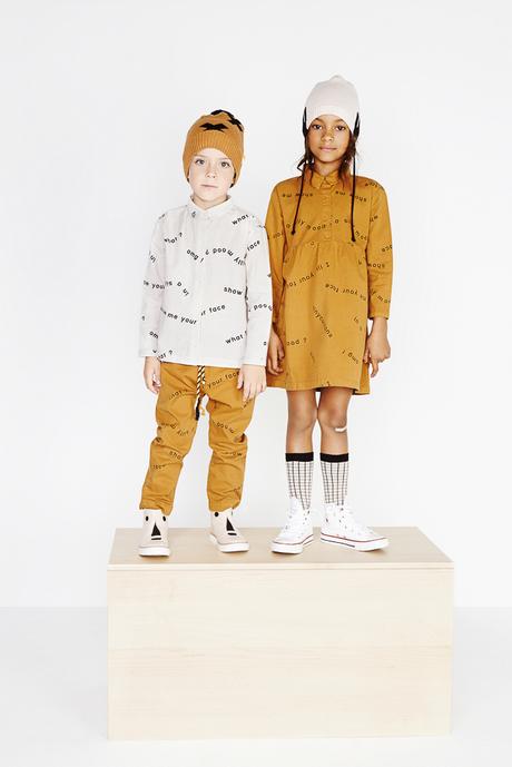 Moda infantil tinycottons, FW16 “Face your faces”