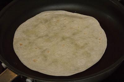 Burrito de ternera ligero mas ensalada de espárragos