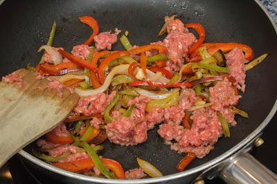 Burrito de ternera ligero mas ensalada de espárragos
