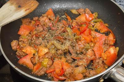 Burrito de ternera ligero mas ensalada de espárragos