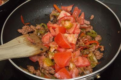 Burrito de ternera ligero mas ensalada de espárragos