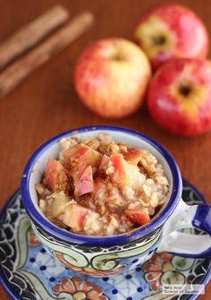 DESAYUNO SALUDABLE : AVENA CON MANZANA Y MIEL