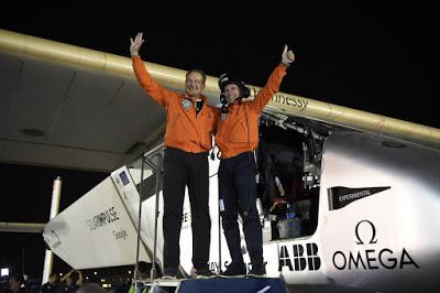 SOLAR IMPULSE II COMPLETA SU ÉPICA TRAVESÍA!