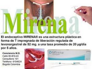 DIU Mirena Bayer anticonceptivo