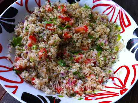 Falafel y Tabulé de Quinoa (Sin Gluten)