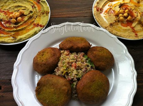 Falafel y Tabulé de Quinoa (Sin Gluten)