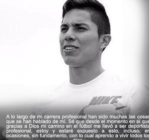 Carlos Salcedo rompe con su familia y se disculpa con Bravo