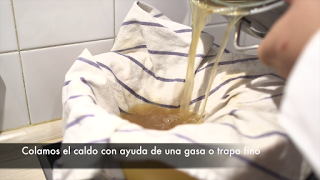 PRESA IBÉRICA CON SALSA DE RIOJA, MEDALLONES DE POLENTA Y TIRABEQUES