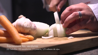 PRESA IBÉRICA CON SALSA DE RIOJA, MEDALLONES DE POLENTA Y TIRABEQUES