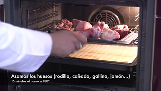 PRESA IBÉRICA CON SALSA DE RIOJA, MEDALLONES DE POLENTA Y TIRABEQUES