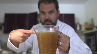 PRESA IBÉRICA CON SALSA DE RIOJA, MEDALLONES DE POLENTA Y TIRABEQUES