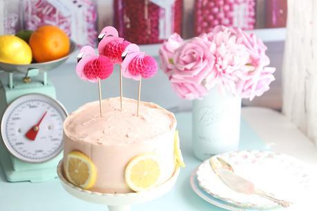 Tarta Limonada rosa / Cake Pink Lemonade