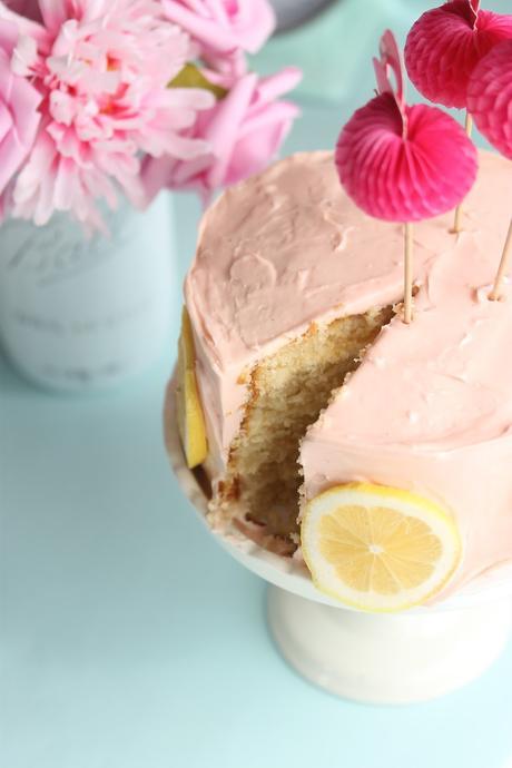 Tarta Limonada rosa / Cake Pink Lemonade