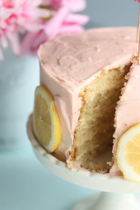 Tarta Limonada rosa / Cake Pink Lemonade