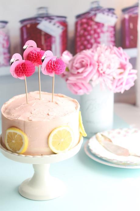 Tarta Limonada rosa / Cake Pink Lemonade