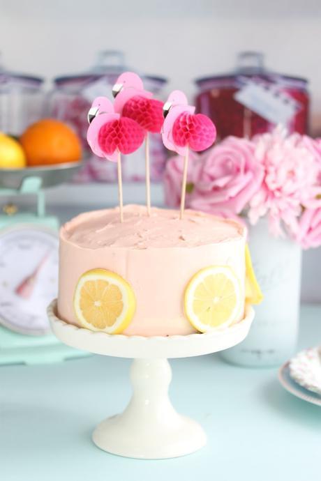 Tarta Limonada rosa / Cake Pink Lemonade