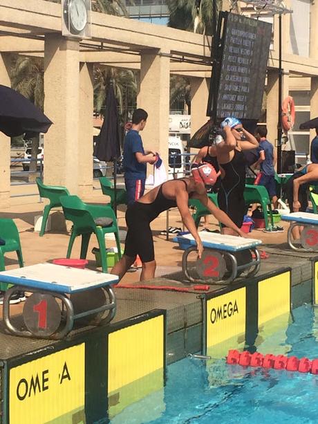 Campeonato de Catalunya Infantil de Natación . Piscinas Picornell. Campeonato de Catalunya Junior y Absoluto. Centre Natació Mataró.