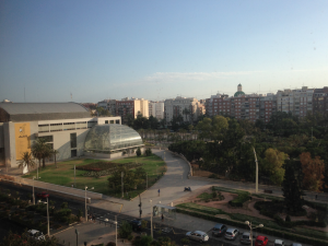 Vistas desde el Hotel SH Valencia Palace.