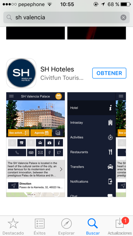 app movil sh hoteles