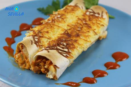 Canelones de tortitas Ana Sevilla con Thermomix