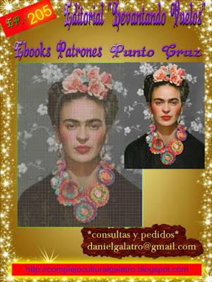 Frida Kahlo en punto Cruz.
