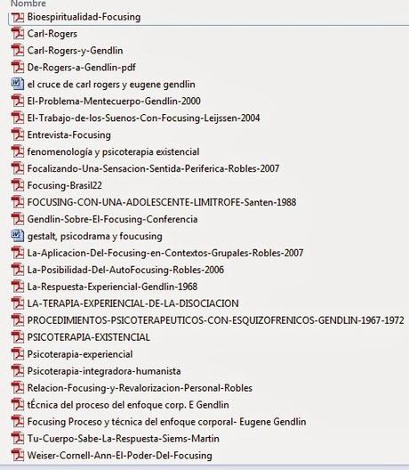FOCUSING, DESDE ROGERS A GENDLIN