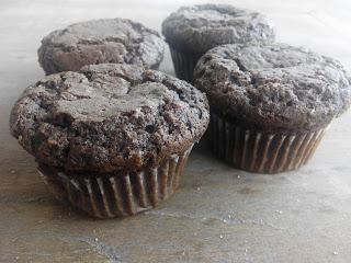 Magdalenas Sin Gluten de Chocolate y Nata Sin Lactosa