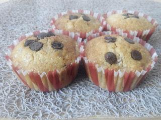 Mini Muffins de Plátano y Chips de Chocolate