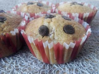 Mini Muffins de Plátano y Chips de Chocolate
