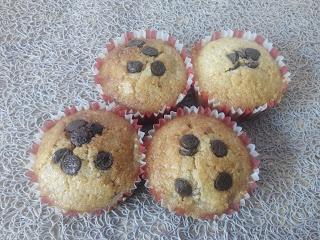 Mini Muffins de Plátano y Chips de Chocolate