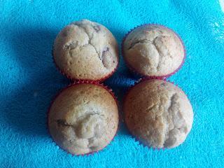 Muffins de Chocolate Blanco y Frambuesas Muffins de Chocolate Blanco y Frambuesas