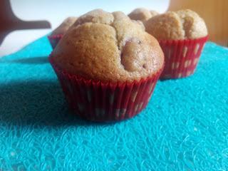 Muffins de Chocolate Blanco y Frambuesas