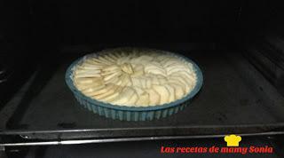 TARTA DE MANZANA CON CREMA PASTELERA EN THERMOMIX