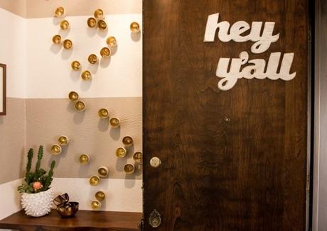 Proyectar la luz con espejos en el techo escultura DIY pared