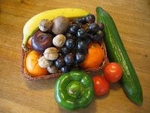 Frutas y verduras en dieta para bajar de peso