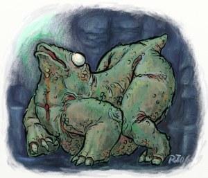 Tsathoggua: https://de.wikipedia.org/wiki/Cthulhu-Mythos