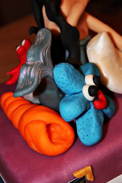 TARTA MUÑECA GORJUSS SIRENA {FONDANT}