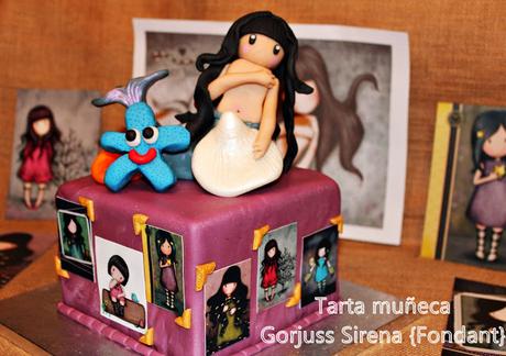 TARTA MUÑECA GORJUSS SIRENA {FONDANT}