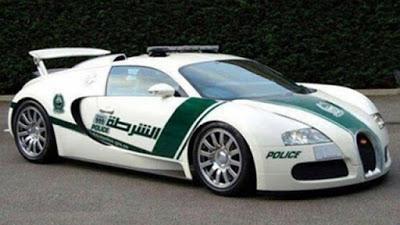 Patrullas policíacas de Dubai.