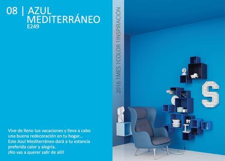 1 Mes 1 Color: Agosto es Azul Mediterráneo