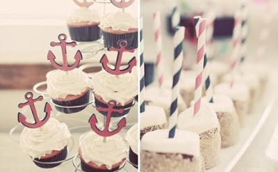 Party Theme - Nautical Birhtday Party Decor Ideas.