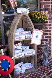 Party Theme - Nautical Birhtday Party Decor Ideas.