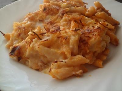 Macarrones gratinados al horno