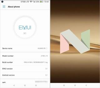 actualizacion disponible android nougat para tu movil huawei p9