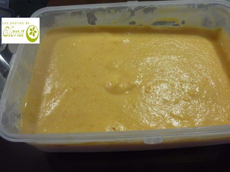 Helado de albaricoques