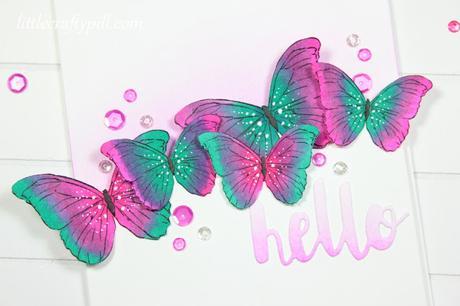 Copic Markers: Flicking technique