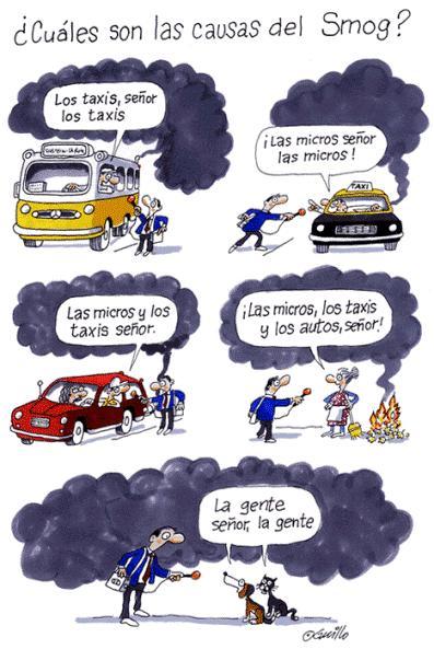 ¿Cuáles son las causas del smog?