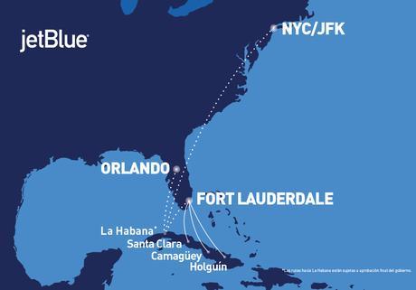 Jetblue: ¡El 31 de Agosto comenzamos a volar a Cuba y a $210.00 ida y vuelta!